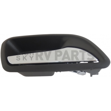 Help! By Dorman Interior Door Handle - Plastic Black Housing With Silver Lever Single - 88677