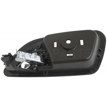 Help! By Dorman Interior Door Handle - Plastic Black Housing With Silver Lever Single - 88677-1