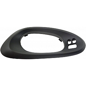 Help! By Dorman Interior Door Handle Bezel - Gray Plastic - 90132