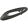 Help! By Dorman Interior Door Handle Bezel - Gray Plastic - 90132