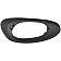 Help! By Dorman Interior Door Handle Bezel - Gray Plastic - 90133