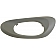 Help! By Dorman Interior Door Handle Bezel - Gray Plastic - 90135