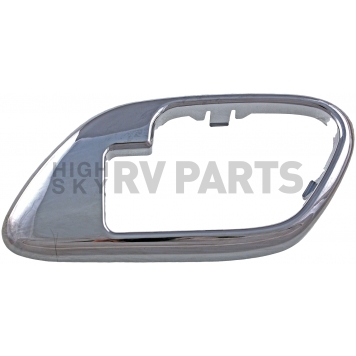 Help! By Dorman Interior Door Handle Bezel - Silver Plastic - 91185