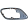 Help! By Dorman Interior Door Handle Bezel - Silver Plastic - 91185