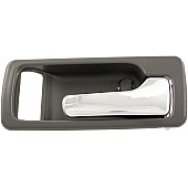Help! By Dorman Interior Door Handle - Lever Plastic Gray Housing With Silver Lever Single - 92454