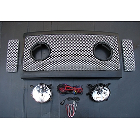 Street Scene Grille - Satin  Aluminum - 95077582