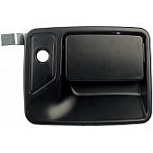 Help! By Dorman Exterior Door Handle - Plastic Black Single - 80646