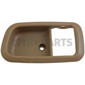 Help! By Dorman Interior Door Handle Bezel - Oak Plastic - 91343