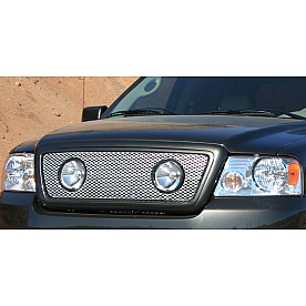 Street Scene Grille - Satin  Aluminum - 95077585