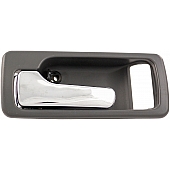 Help! By Dorman Interior Door Handle - Lever Plastic Gray Housing With Silver Lever Single - 92582