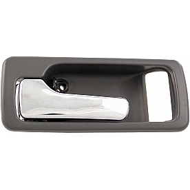 Help! By Dorman Interior Door Handle - Lever Plastic Gray Housing With Silver Lever Single - 92582