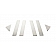 Putco Body Pillar Cover - Polished Stainless Steel Silver Set of 6 - 402605