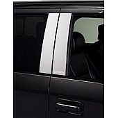Putco Body Pillar Cover - Polished Stainless Steel Silver Set of 4 - 402601FD