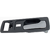Help! By Dorman Interior Door Handle - Plastic Black Housing With Silver Lever Single - 92587