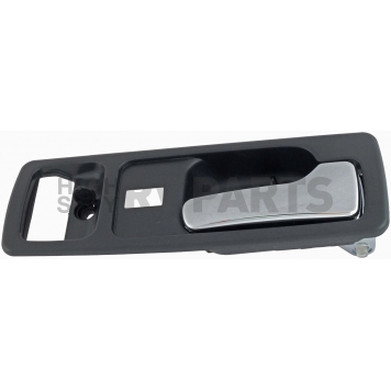 Help! By Dorman Interior Door Handle - Plastic Black Housing With Silver Lever Single - 92587