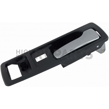Help! By Dorman Interior Door Handle - Plastic Black Housing With Silver Lever Single - 92587-2