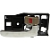 Help! By Dorman Interior Door Handle - Plastic Black Housing With Silver Lever And Brown Knob Single - 81247
