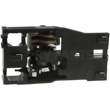 Help! By Dorman Interior Door Handle - Plastic Black Housing With Silver Lever And Brown Knob Single - 81247-1