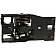 Help! By Dorman Interior Door Handle - Plastic Black Housing With Silver Lever And Brown Knob Single - 81247