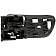 Help! By Dorman Interior Door Handle - Lever Plastic Gray Housing With Silver Lever Single - 81249