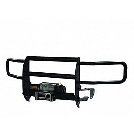 Mile Marker Grille Guard - 2-1/2 Inch Black Powder Coated Steel - 5034751