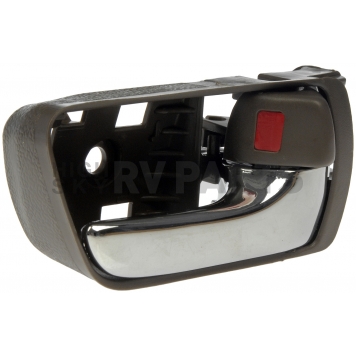 Help! By Dorman Interior Door Handle - Plastic Brown Housing With Silver Lever Single - 81252-2