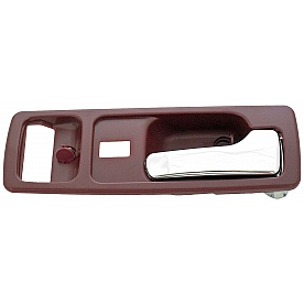 Help! By Dorman Interior Door Handle - Plastic Red Housing With Silver Lever Single - 92597