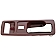 Help! By Dorman Interior Door Handle - Plastic Red Housing With Silver Lever Single - 92597
