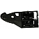 Help! By Dorman Interior Door Handle - Lever Plastic Black Single - 81253