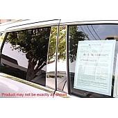 TFP (International Trim) Body Pillar Cover - Polished Stainless Steel Silver Set of 8 - 82144