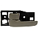 Help! By Dorman Interior Door Handle - Lever Plastic Gray Single - 81254
