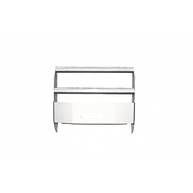 Mile Marker Grille Guard - 2-1/2 Inch Polished Steel - 5034752C