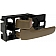 Help! By Dorman Interior Door Handle - Lever Plastic Brown Single - 81256