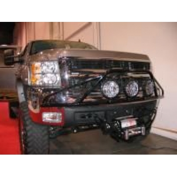 N-Fab Pre-Runner - Gloss Powder Coated Black Steel - C073LH-1