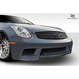 Extreme Dimensions Bumper 1-Piece Design Black Fiberglass - 112873