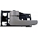 Help! By Dorman Interior Door Handle - Lever Plastic Gray Single - 81258