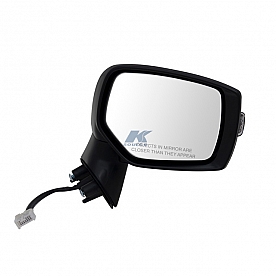 K-Source Exterior Mirror Electric OEM Black Single - 71527U