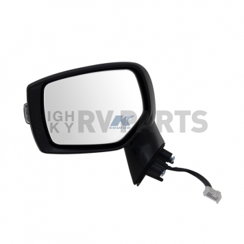 K-Source Exterior Mirror Electric OEM Black Single - 71528U