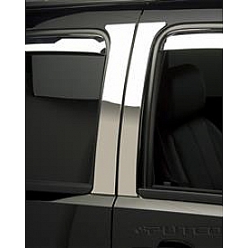 Putco Body Pillar Cover - Polished Stainless Steel Silver Set of 6 - 402664