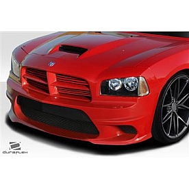 Extreme Dimensions Bumper 1-Piece Design Black Fiberglass - 113290