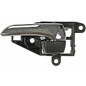 Help! By Dorman Interior Door Handle - Plastic Silver Lever With Black Knob Single - 81265