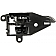 Help! By Dorman Interior Door Handle - Plastic Silver Lever With Black Knob Single - 81265