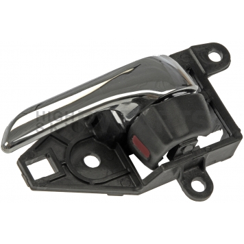 Help! By Dorman Interior Door Handle - Plastic Silver Lever With Black Knob Single - 81265-2