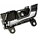 Help! By Dorman Interior Door Handle - Plastic Silver Lever And Black Knob Single - 81266