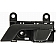Help! By Dorman Interior Door Handle - Lever Plastic Black Single - 81267