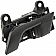 Help! By Dorman Interior Door Handle - Lever Plastic Black Single - 81267