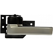Help! By Dorman Interior Door Handle - Plastic Black Housing With Silver Lever And Black Knob Single - 81269