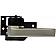 Help! By Dorman Interior Door Handle - Plastic Black Housing With Silver Lever And Black Knob Single - 81269