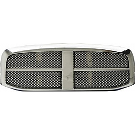 Street Scene Grille - Silver Steel - 95078522