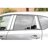TFP (International Trim) Body Pillar Cover - Polished Stainless Steel Silver Set of 8 - 82570